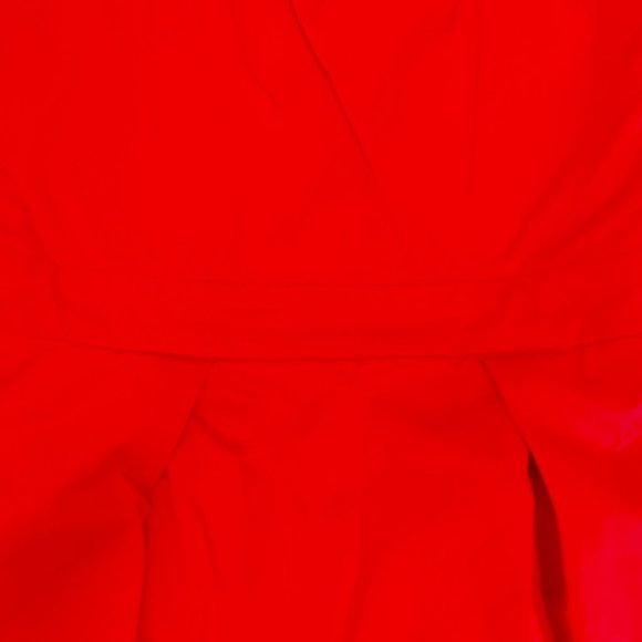 Strapless red dress Jacob - Picture 3 of 6